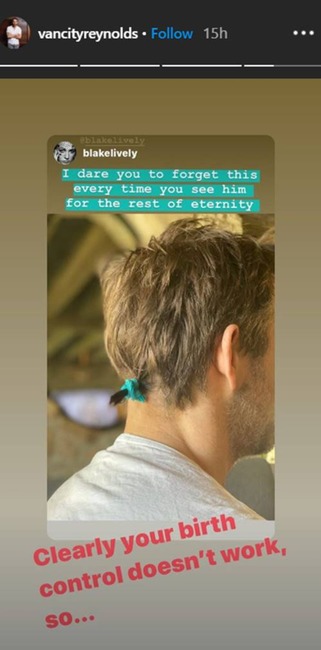 Ryan Reynolds, Ponytail